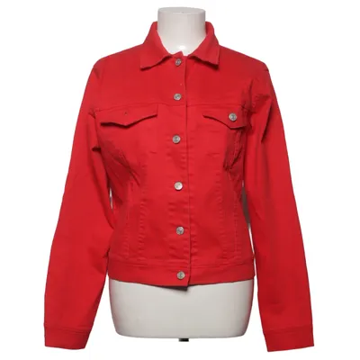 Veste en jean (Rouge) de Remain Coton, Élasthane