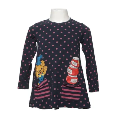 Klänning (Blå, Rosa) från Bamse by Lindex Bomull, Elastan