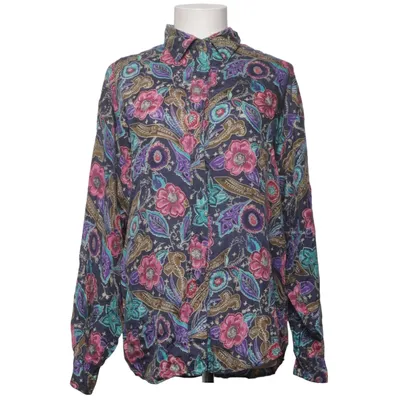 Blouse (Blue, Multicolored) from HEK Silk