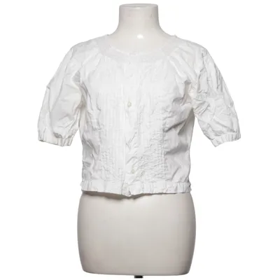 Dirndlbluse (Weiß) von Jackpot by Carli Gry Baumwolle