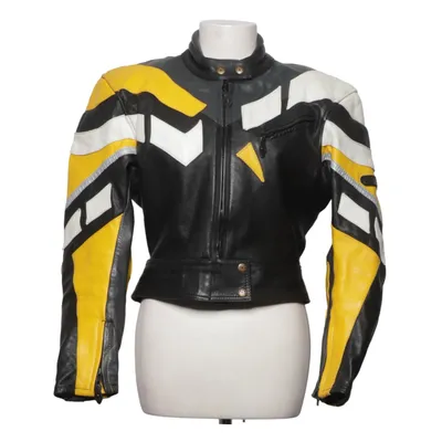 Motorcycle jacket (Black, Yellow, White) from Jofama