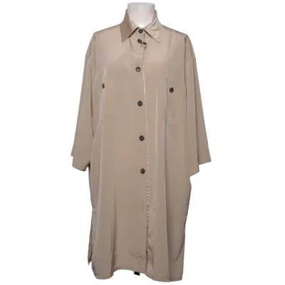 Skjortekjole (Beige) fra TH. Braun