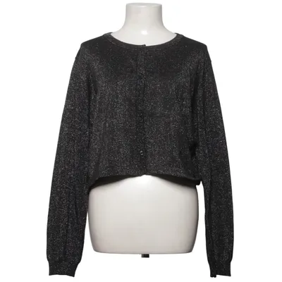Cardigan (Black, Silver) from VRS Woman Polyamide, Viscose