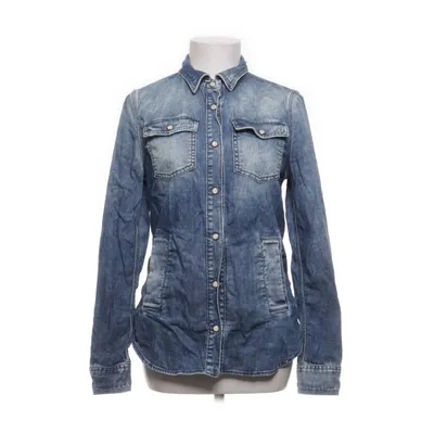 Denim shirt (Blue) from Cycle Cotton, Elastane