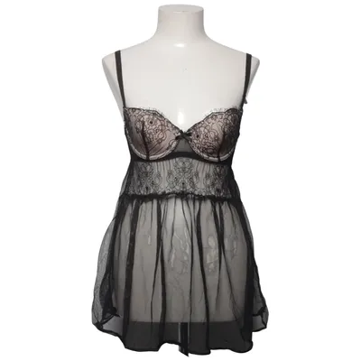 Negligé (Sort, Beige) fra Hunkemöller Polyamid