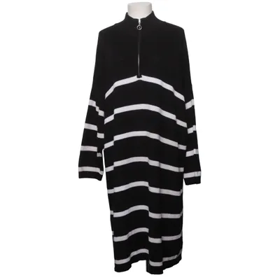 Dress (Black, White) from Zizzi Acrylic, Cotton