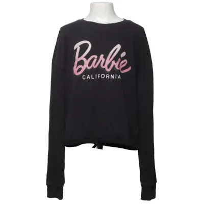 Sweatshirt (Zwart, Roze) van Barbie Katoen, Polyester