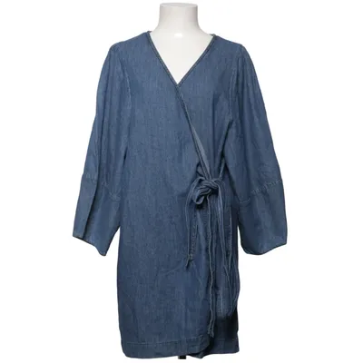 Robe portefeuille (Bleu) de Lindex Coton