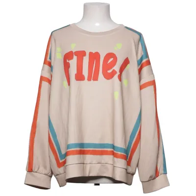 Sweatshirt (Beige, Meerkleurig) van New Collection Elastaan, Polyester, Viscose