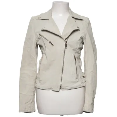 Bikerjakke (Beige) fra Livelo Læder, Polyester