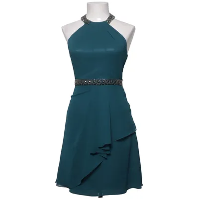 Halterneck dress (Blue) from Laona Polyester