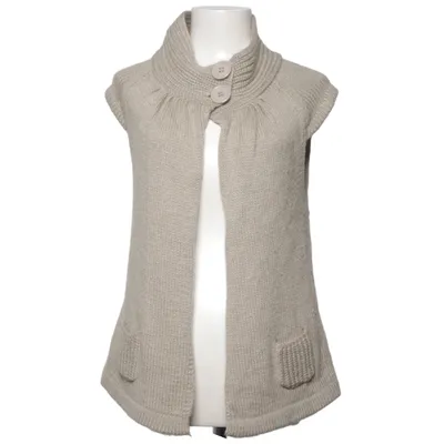 Väst (Beige) från MaxMara Bomull, Ull