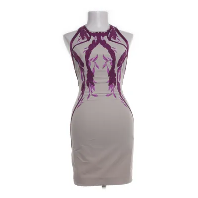 Klänning (Beige, Lila) från H&M Conscious Collection Elastan, Polyester, Viskos