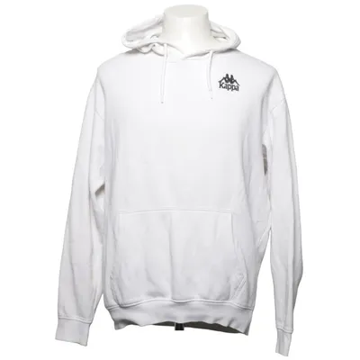 Sweat à capuche (Blanc) de Kappa Coton, Polyester