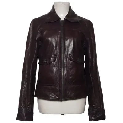 Läderjacka (Lila) från Maze Skinn, Polyester