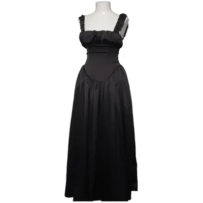 Avondjurk (Zwart) van Miss Circle Elastaan, Polyester