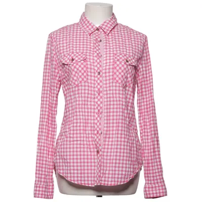 Shirt (Pink, White) from Lindex Cotton