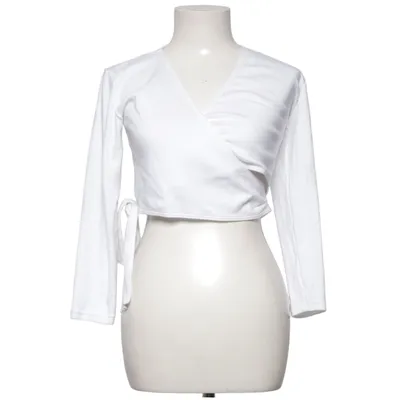 Slå-om top (Hvid) fra Intermezzo Bomuld, Polyester