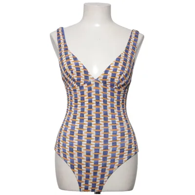 Maillot de bain une pièce (Bleu, Marron, Blanc) de Enfasis Élasthane, Polyamide, Polyester, Polyuréthane