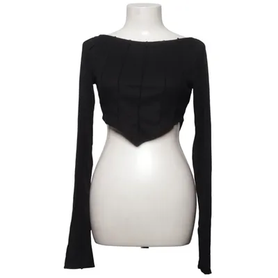 Crop top (Svart) från Hanna Schönberg x NA-KD Polyester, Viskos