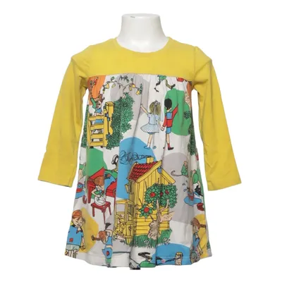 Dress (Yellow, Multicolored) from Pippi Långstrump Elastane, Organic cotton