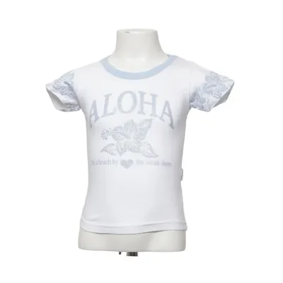 T-shirt (White, Blue) from Port Louis Cotton