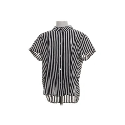 Kortärmad skjorta (Vit, Svart) från Ü by KappAhl Elastan, Polyester