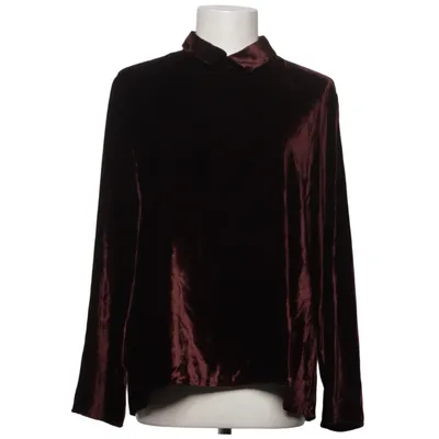 Bluse (Brun) fra Antonelli Silke, Viscose