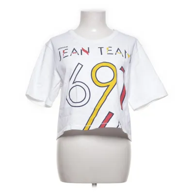 Långärmad t-shirt (Vit, Flerfärgad) från Denham Bomull, Elastan