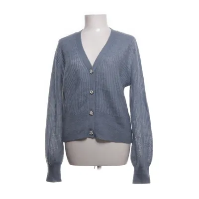 Kofta (Blå) från Hallhuber Merinoull, Mohair, Polyamid