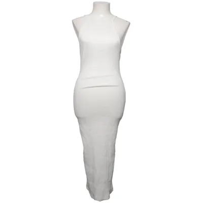 Maxi jurk (Wit) van Elsa Ekman Bik Bok Katoen, Elastaan, Polyester