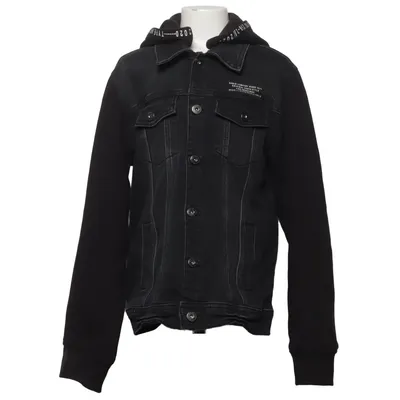 Veste en jean (Noir) de Lab Industries Coton, Élasthane, Polyester