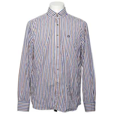 Shirt (Blauw, Bruin, Wit) van Campione Katoen