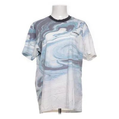 T-shirt (Blå, Grå, Vit) från Rotation Bomull, Polyester