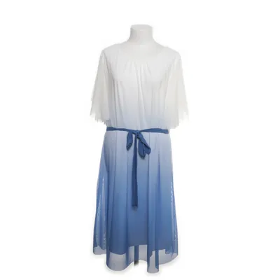 Kjole (Hvid, Blå) fra Bodyflirt Polyester, Elastan