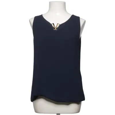 Top (Blue) from William de Faye Polyester, Silk