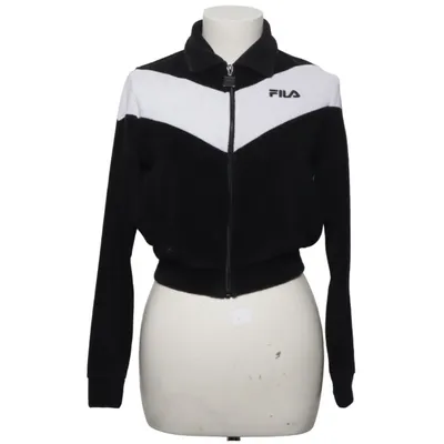 Sports jacket (Black, White) from Fila Cotton, Polyester