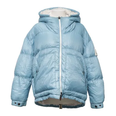 Vendbar jakke (Blå, Hvid, Brun) fra After Label Polyamid, Polyester