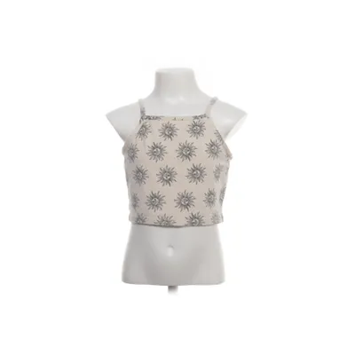 Crop top (Beige, Svart) från Lindex Kids Bomull, Elastan