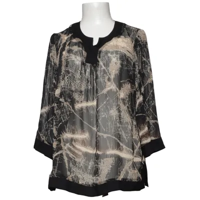 Blouse (Noir, Beige) de Sol Design Polyester