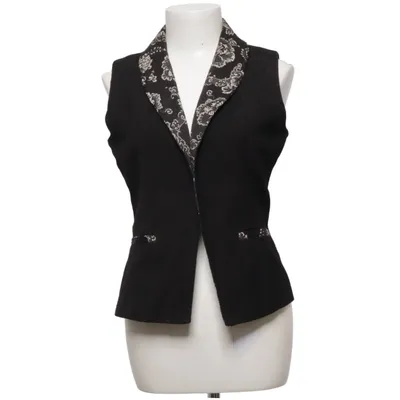 Suit vest (Black, Beige) from Repeat Cotton, Polyester