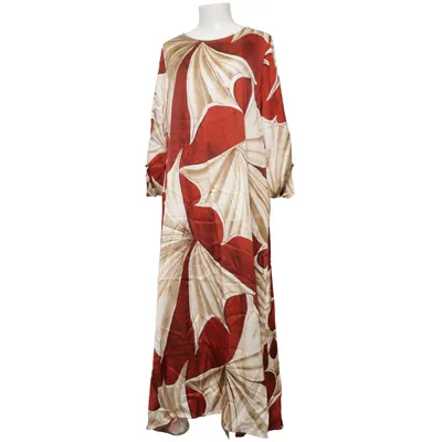 Maxi jurk (Bruin, Beige) van Reunion Viscose