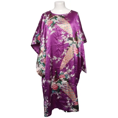 Kaftan (Purple, Multicolored) from Golden Dragon Silk