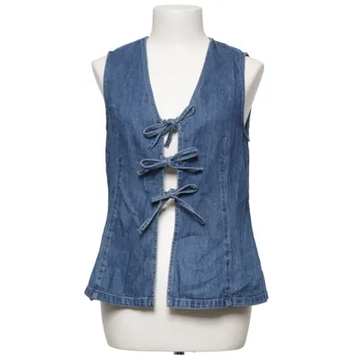Umstands T-shirt (Blau) von H&M Mama Baumwolle, Lyocell