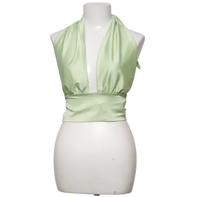 Halterneck top (Grøn) fra Gina Tricot