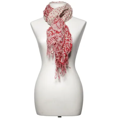 Sjaal (Rood, Beige) van Allea