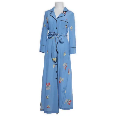 Blousejurk (Blauw, Meerkleurig) van Ganni Zijde