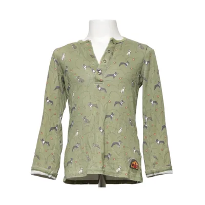 Henley shirt (Groen, Meerkleurig) van Moderska Huset Organisch katoen