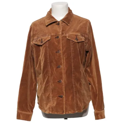 Jacket (Brown) from Lindon Cotton, Elastane