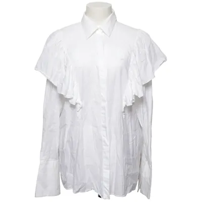 Blouse (White) from Zara Woman Studio Cotton